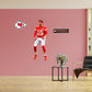 Kansas City Chiefs: Patrick Mahomes II  Celebration        - Officially Licensed NFL Removable     Adhesive Decal