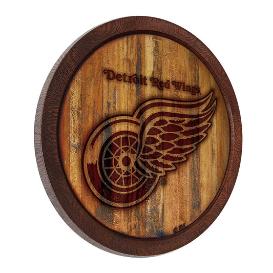 Detroit Red Wings: Branded "Faux" Barrel Top Sign - The Fan-Brand