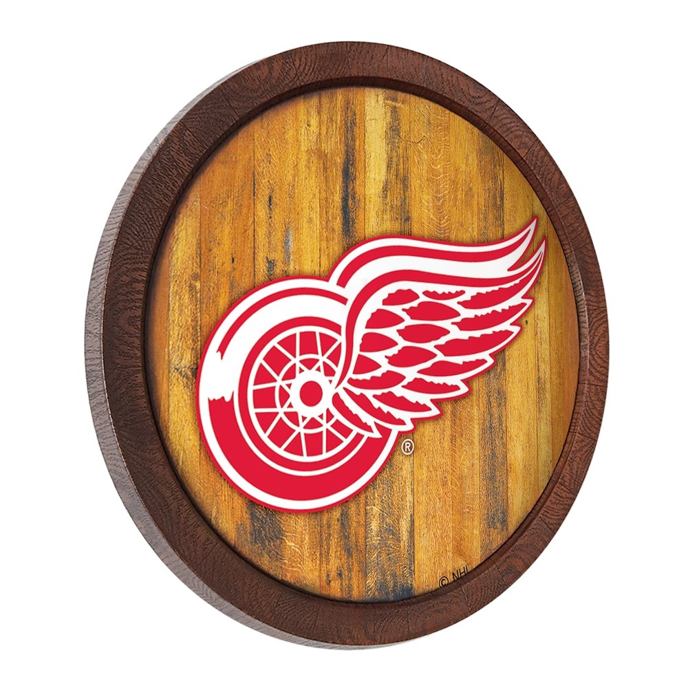 Detroit Red Wings: "Faux" Barrel Top Sign - The Fan-Brand