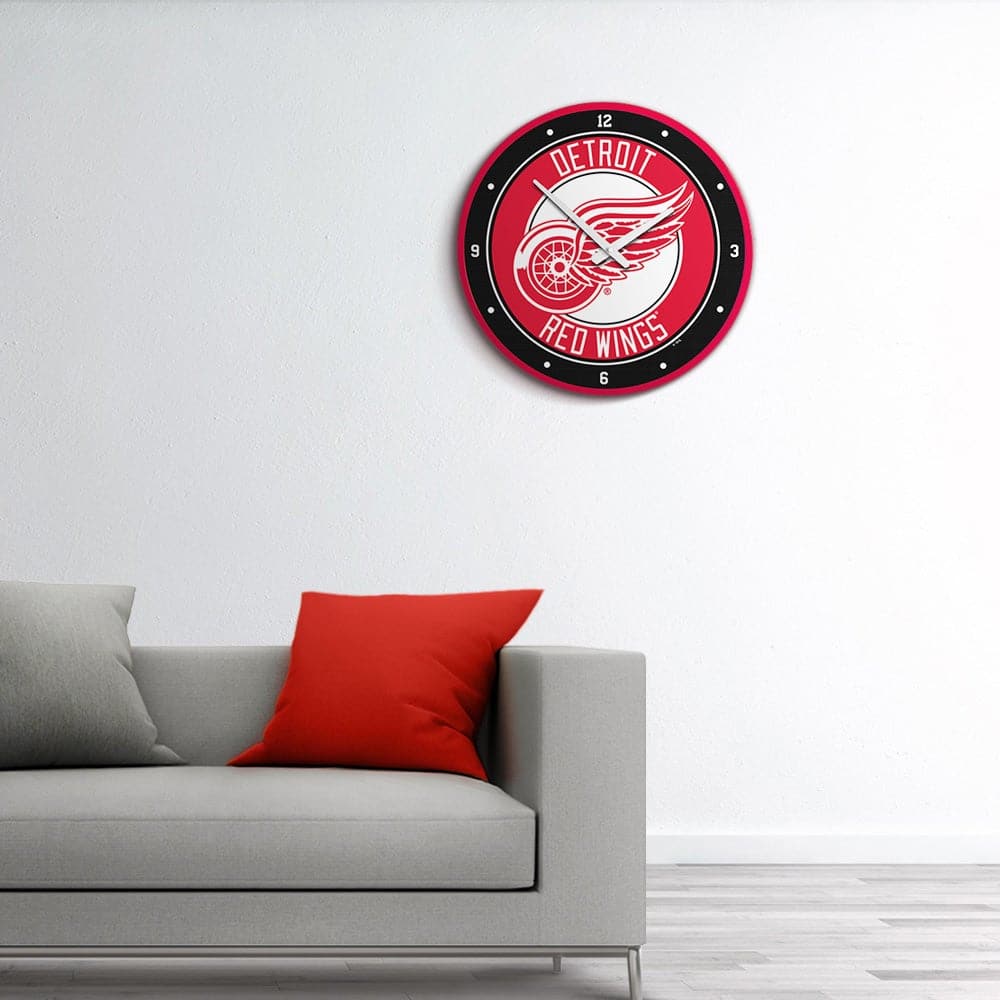 Detroit Red Wings: Modern Disc Wall Clock - The Fan-Brand