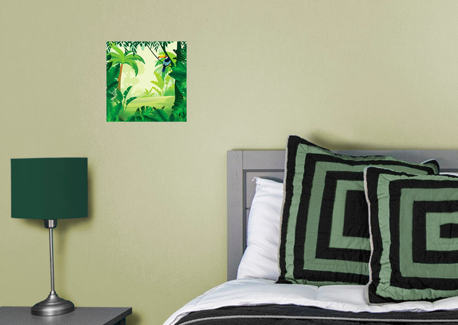 Jungle:  Alone Mural        -   Removable Wall   Adhesive Decal