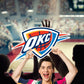 Oklahoma City Thunder:   Logo   Foam Core Cutout  - Officially Licensed NBA    Big Head