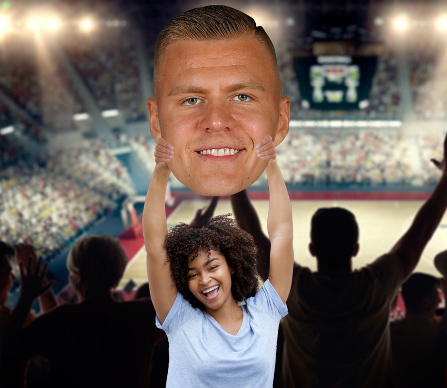 Kristaps Porzingis - Big Head - Official NBPA - Golden State Warriors - Foam Core Cutout