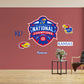 Kansas Jayhawks: 2022 Basketball Champions Logo - Officially Licensed NCAA Removable Adhesive Decal