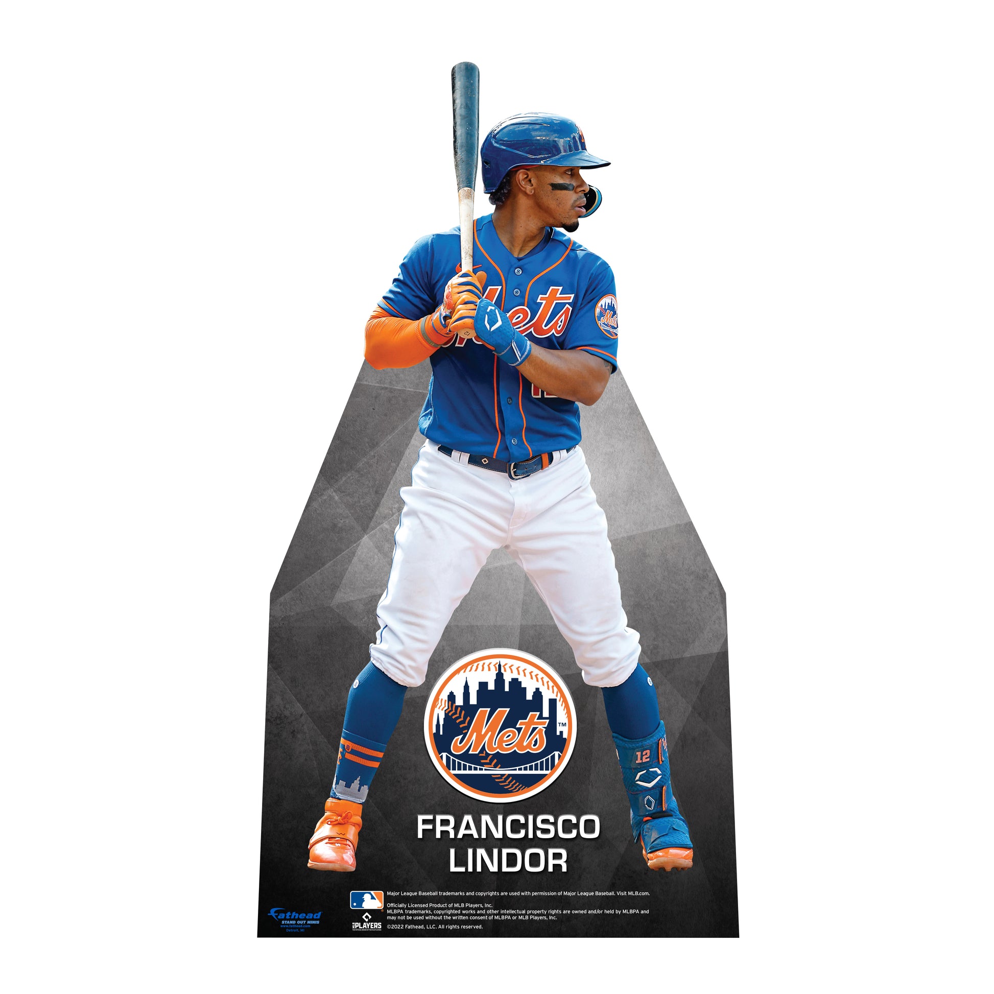 New York Mets: Francisco Lindor 2022 Mini Cardstock Cutout - Officiall –  Fathead