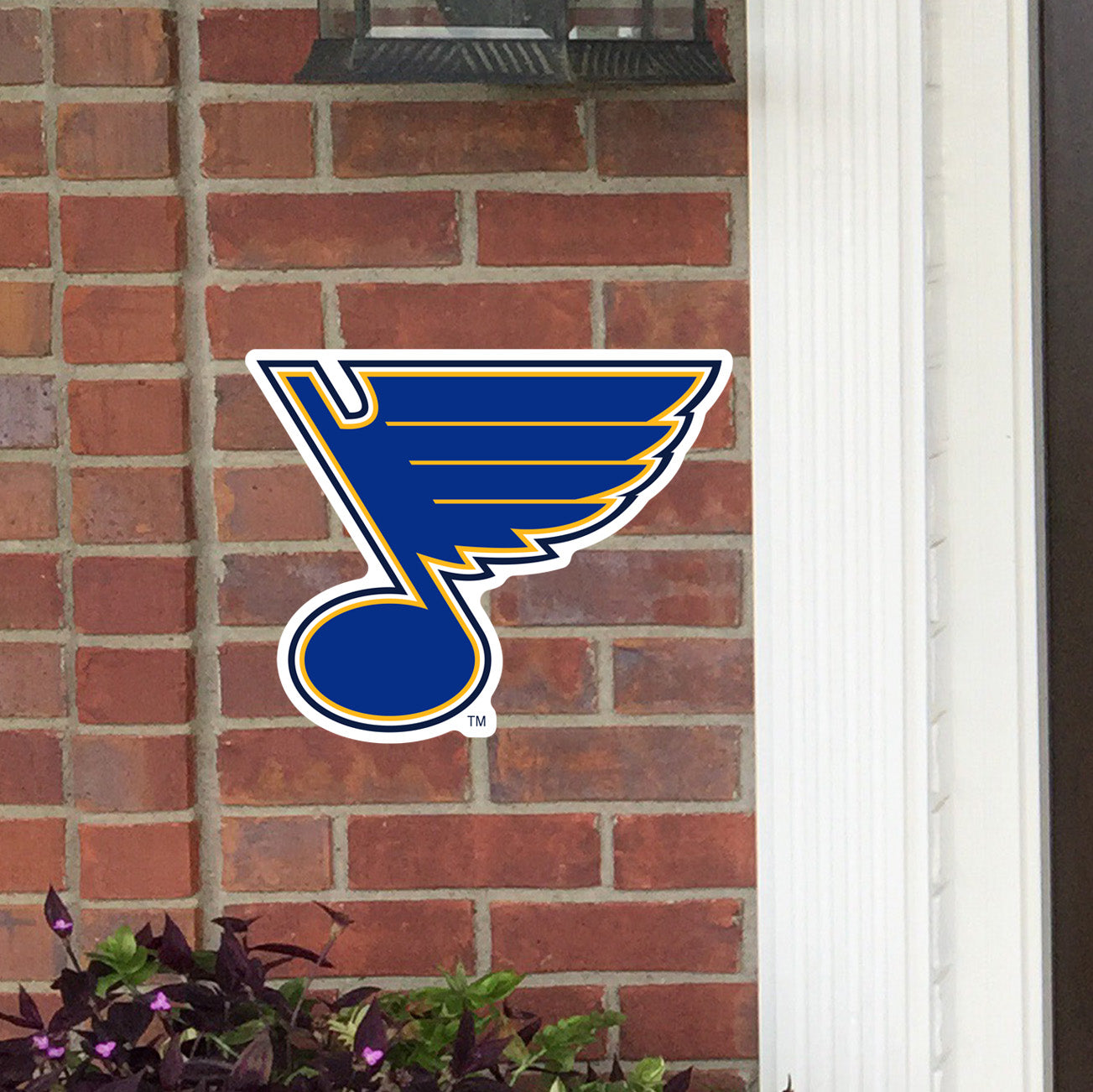 St. Louis Blues:   Outdoor Logo        - Officially Licensed NHL    Outdoor Graphic