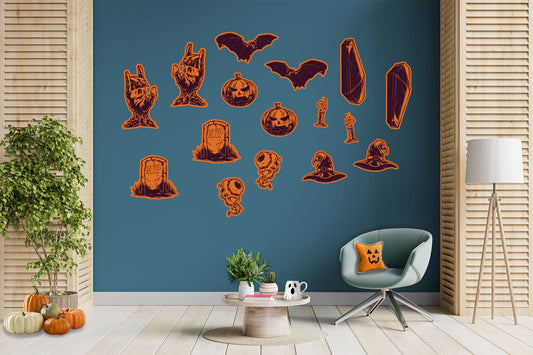 Halloween: Coffin Collection - Removable Adhesive Decal