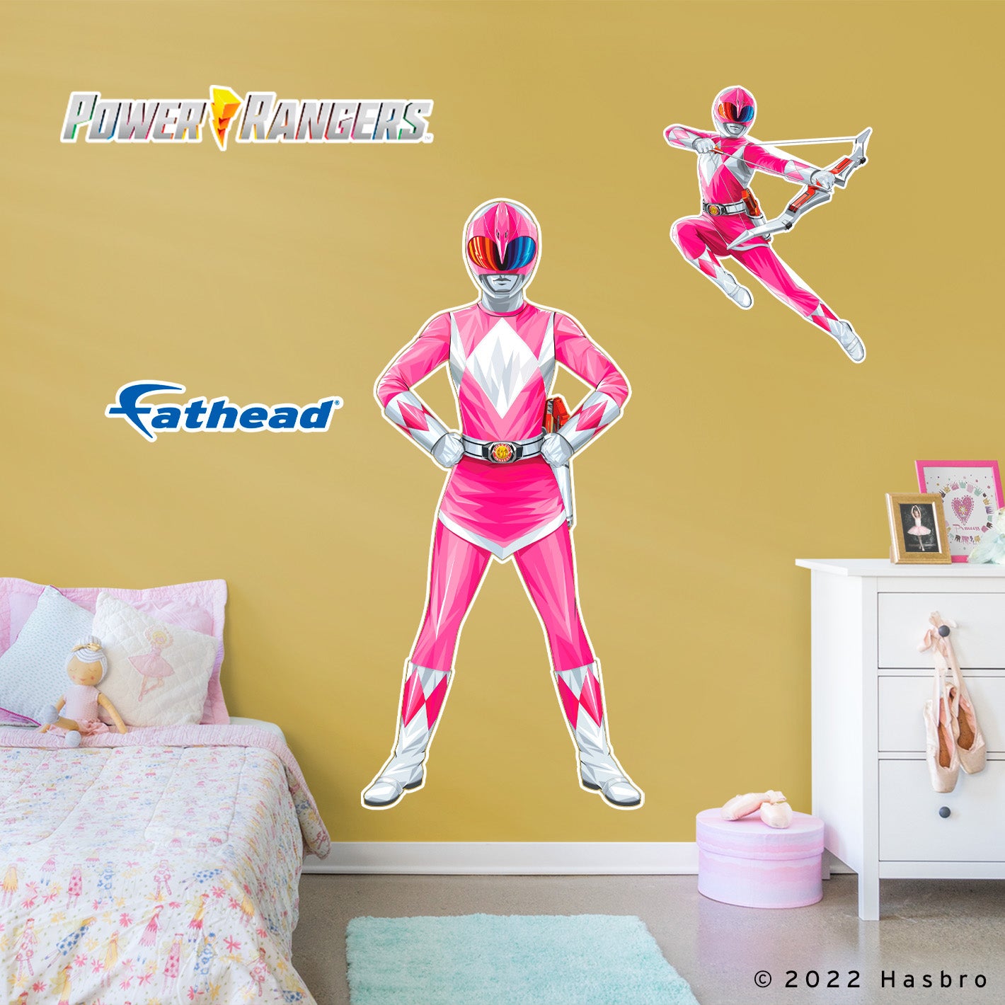 Power Rangers Room Pink Pink Ranger - Power Rangers - RealBig Collection - Official Hasbro - R ...