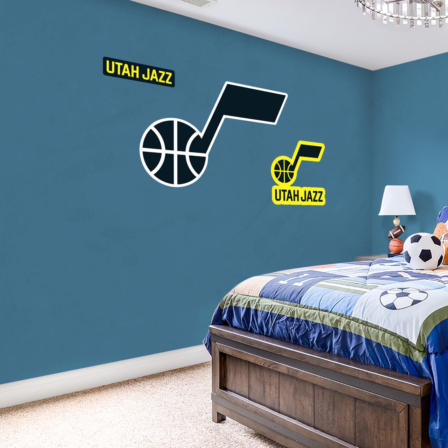 Utah Jazz:   Logo        - Officially Licensed NBA Removable     Adhesive Decal