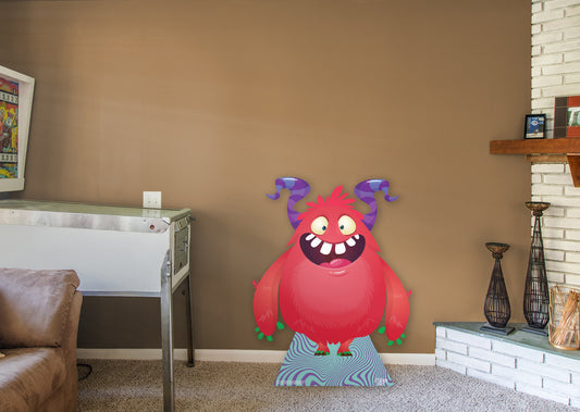 Monster:  Crazy Red Creature   Foam Core Cutout  -      Stand Out