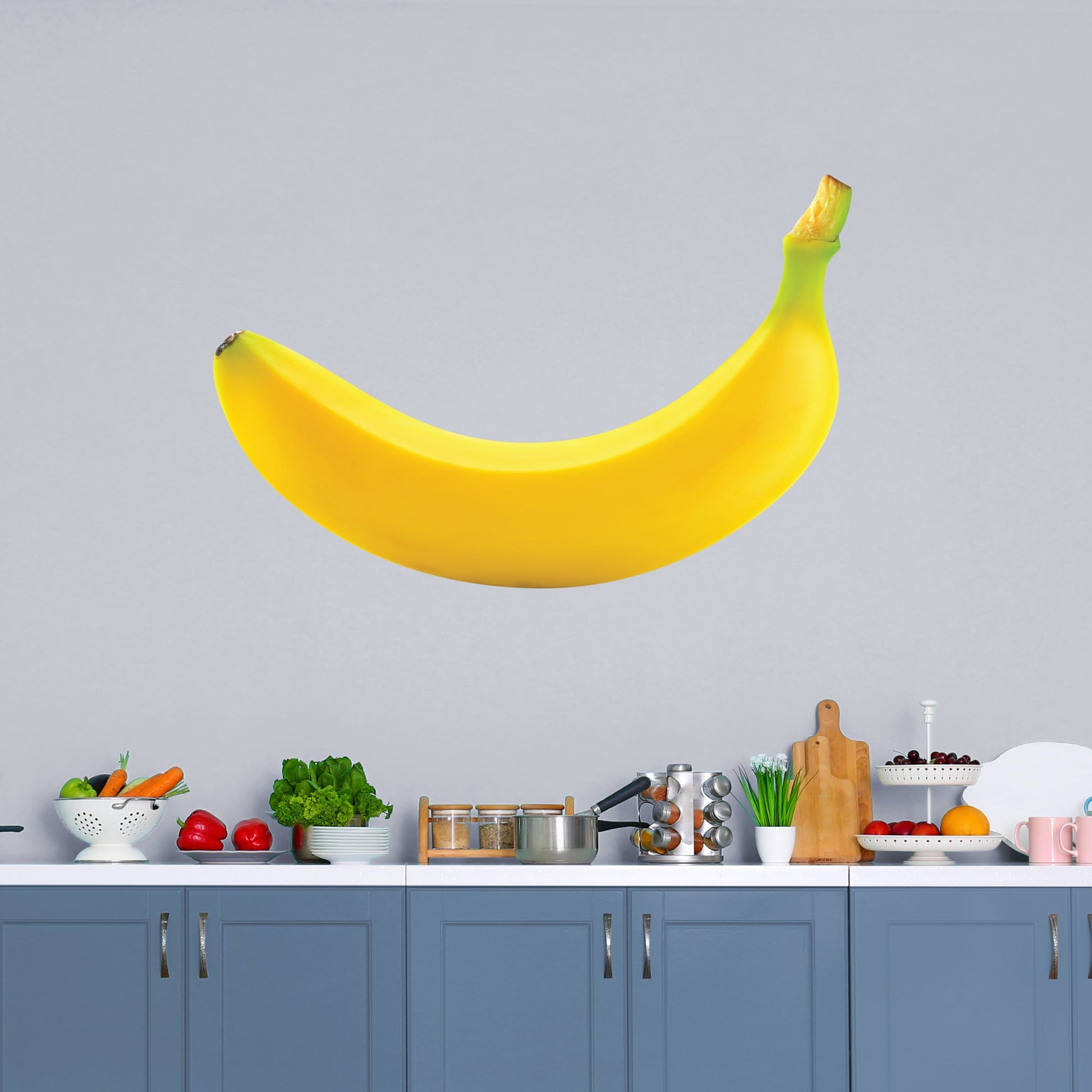 Giant Banana + 2 Decals (50"W x 32"H)
