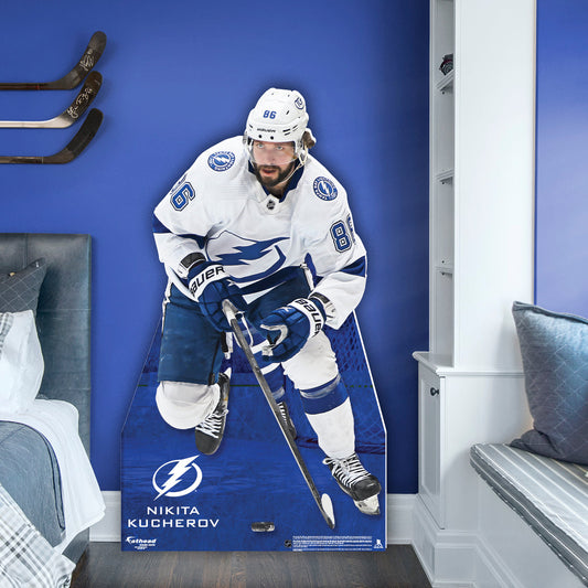 Tampa Bay Lightning: Nikita Kucherov Life-Size Foam Core Cutout - Officially Licensed NHL Stand Out