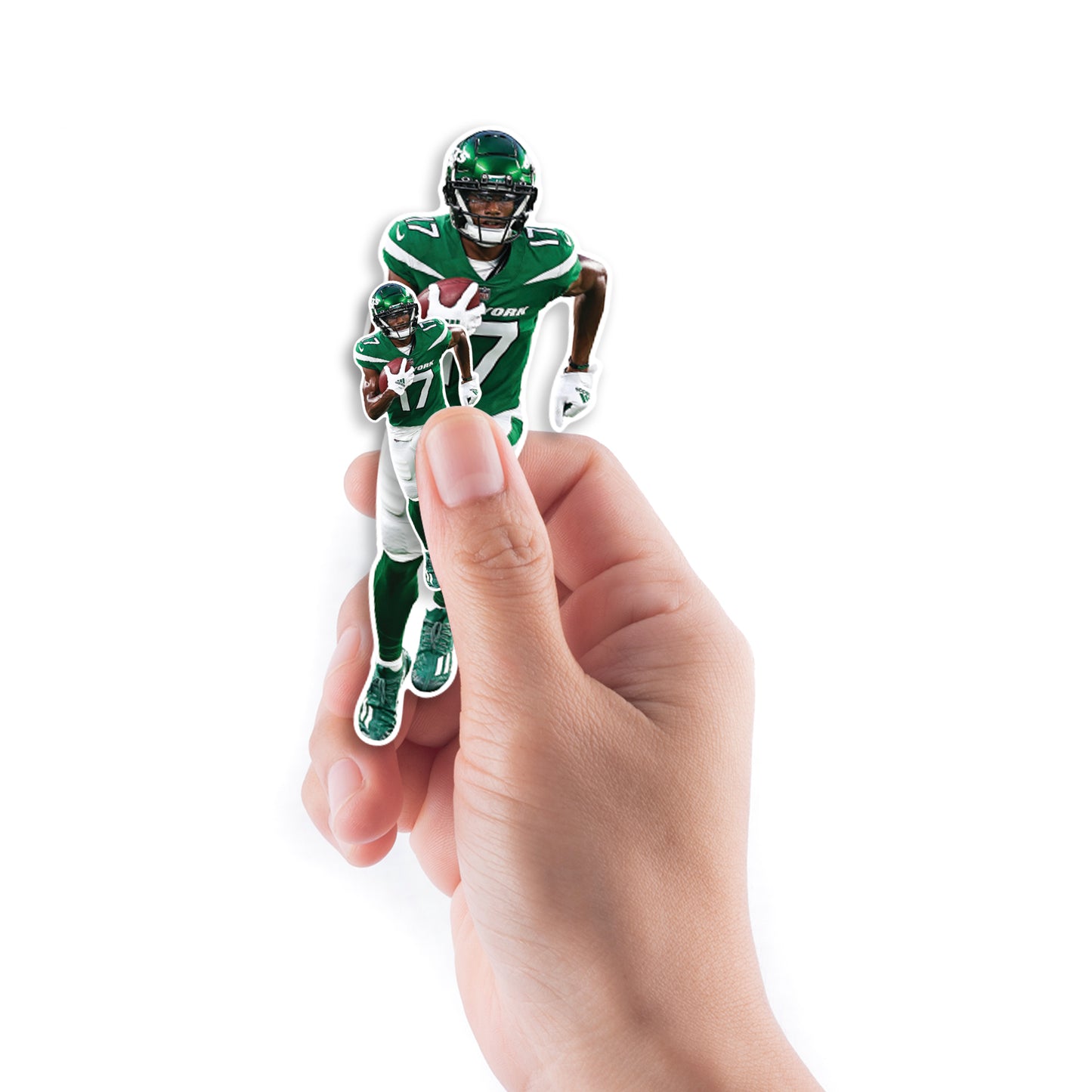 New York Jets: Garrett Wilson  Minis        - Officially Licensed NFL Removable     Adhesive Decal
