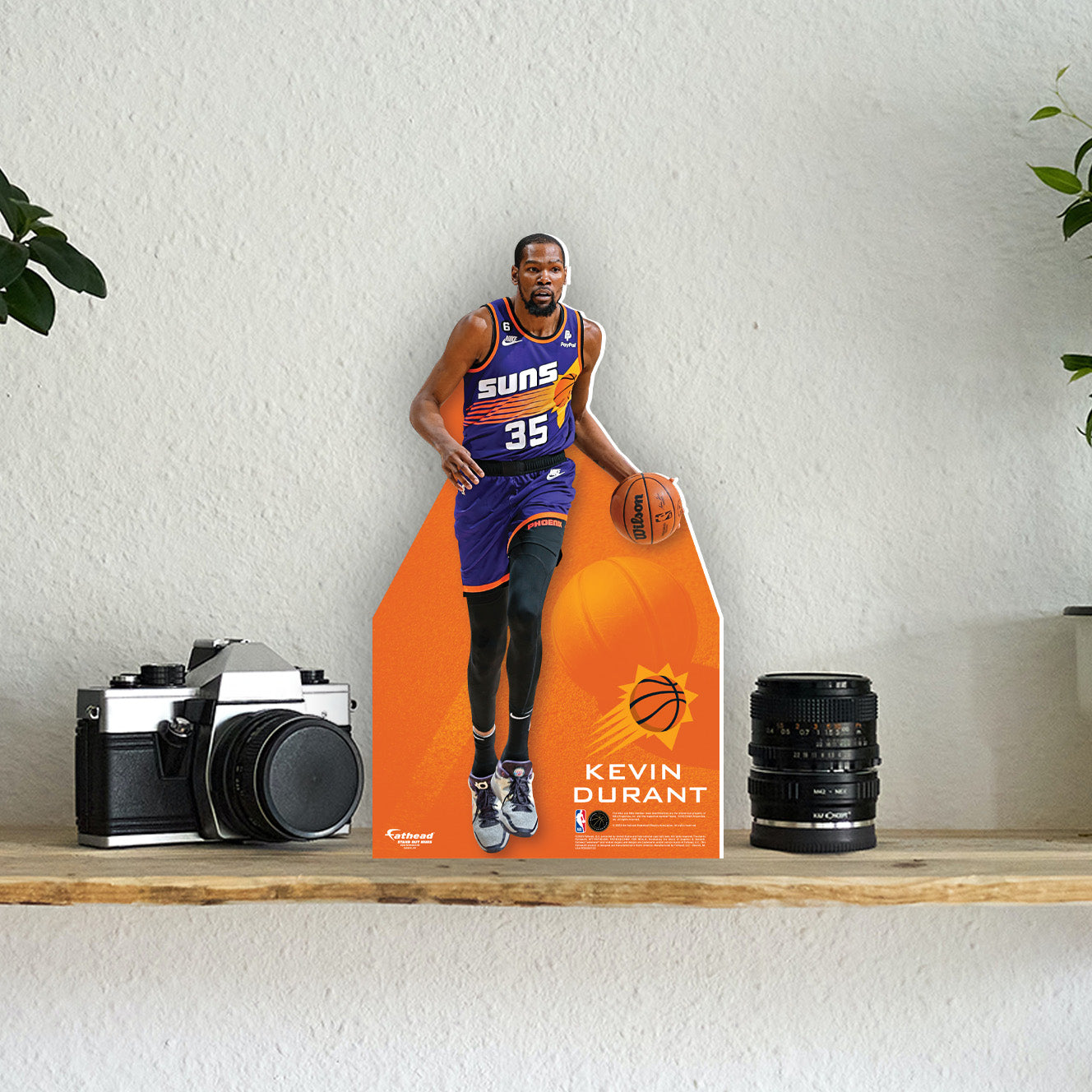 Phoenix Suns: Kevin Durant Mini Cardstock Cutout - Officially Licensed NBA Stand Out