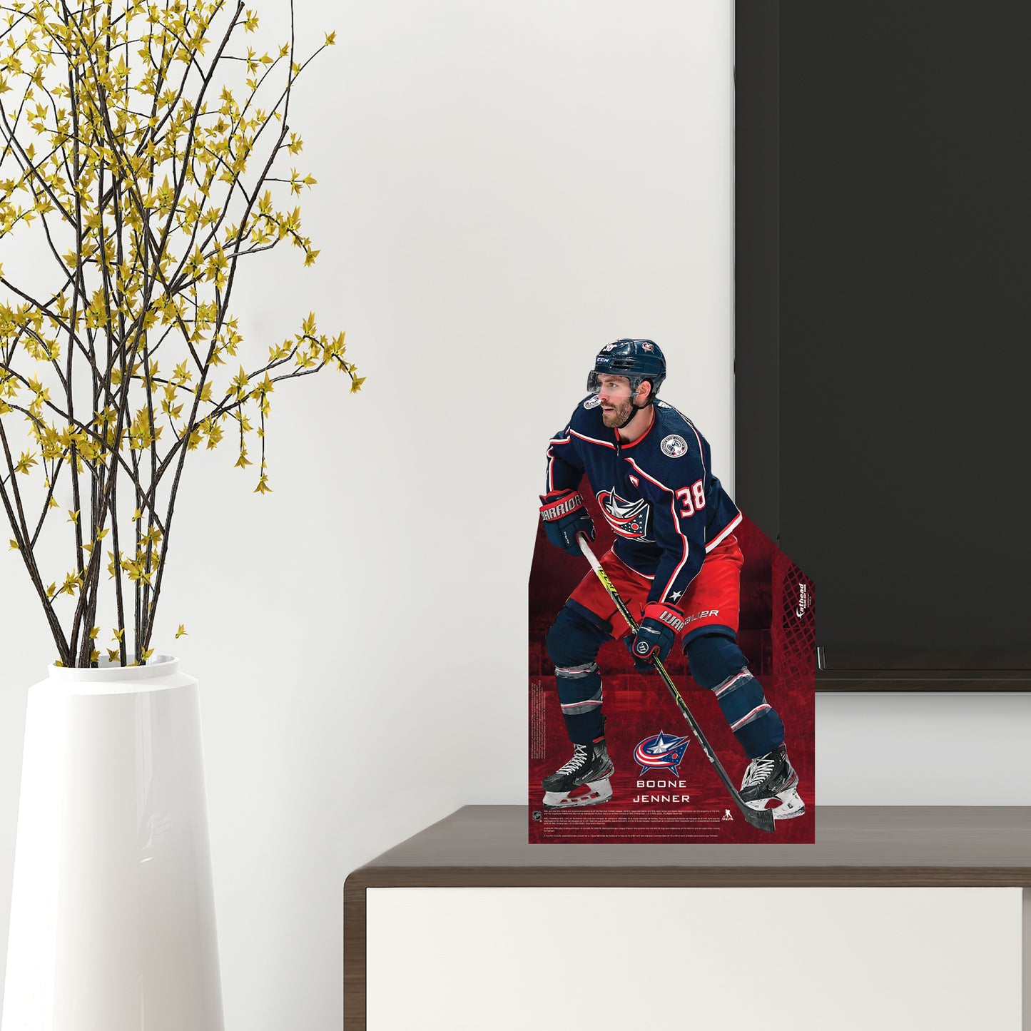 Columbus Blue Jackets: Boone Jenner 2021  Mini   Cardstock Cutout  - Officially Licensed NHL    Stand Out