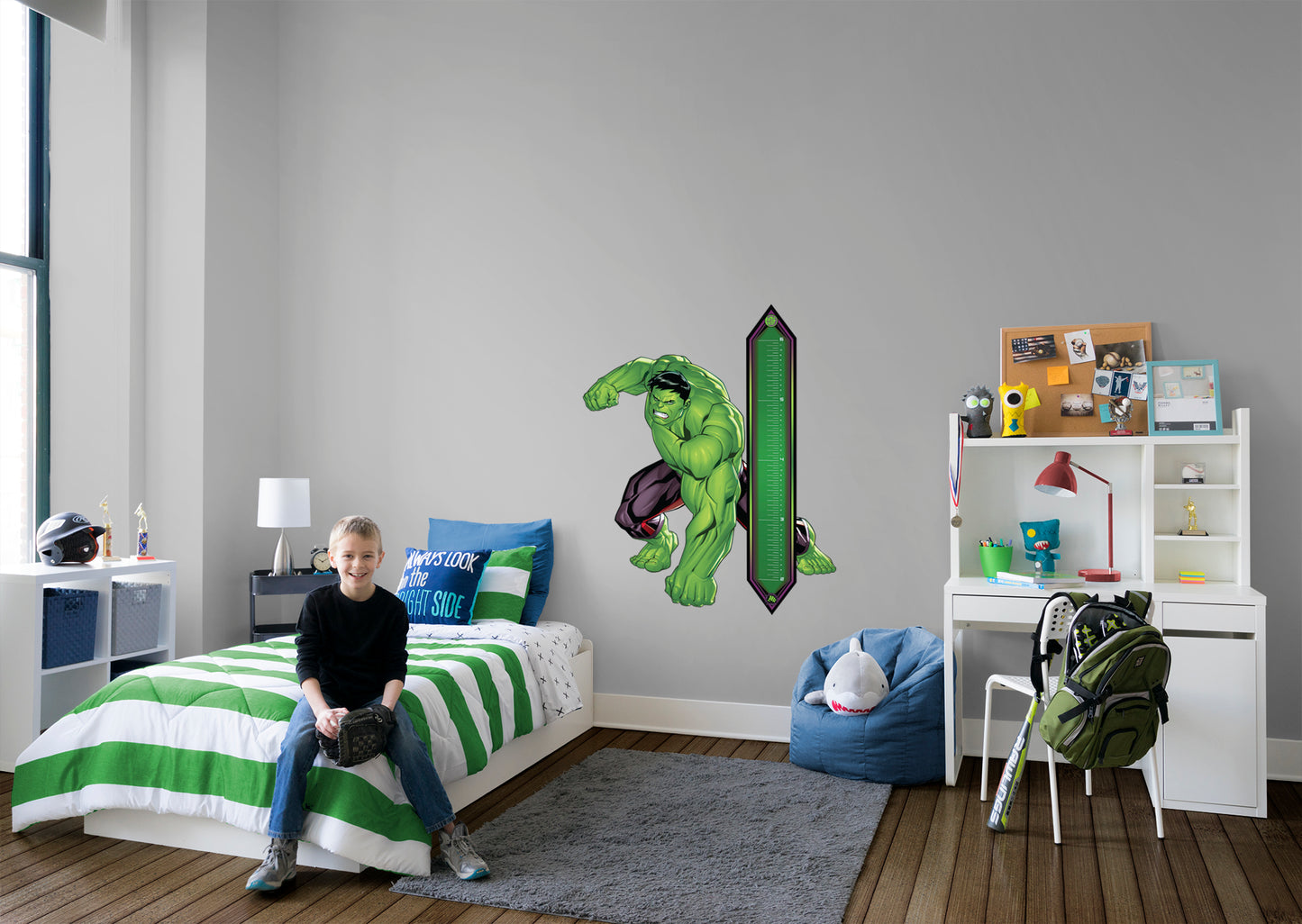 Incredible Hulk Growth Chart  - Officially Licensed Marvel Removable Wall Decal