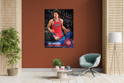 Detroit Pistons: Cade Cunningham Poster - Officially Licensed NBA Removable Adhesive Decal