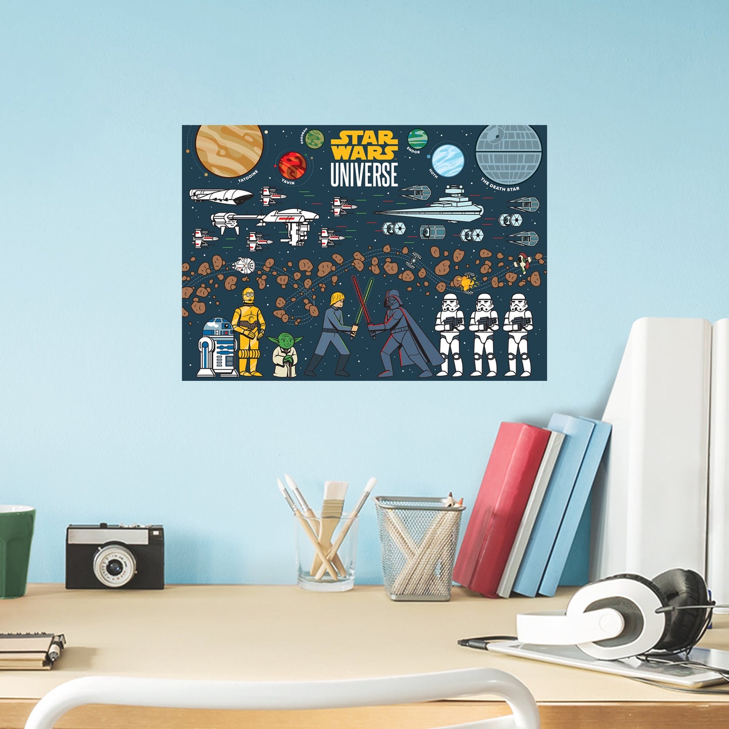 Star Wars Universe Poster - Officially Licensed Star Wars Removable Adhesive Decal