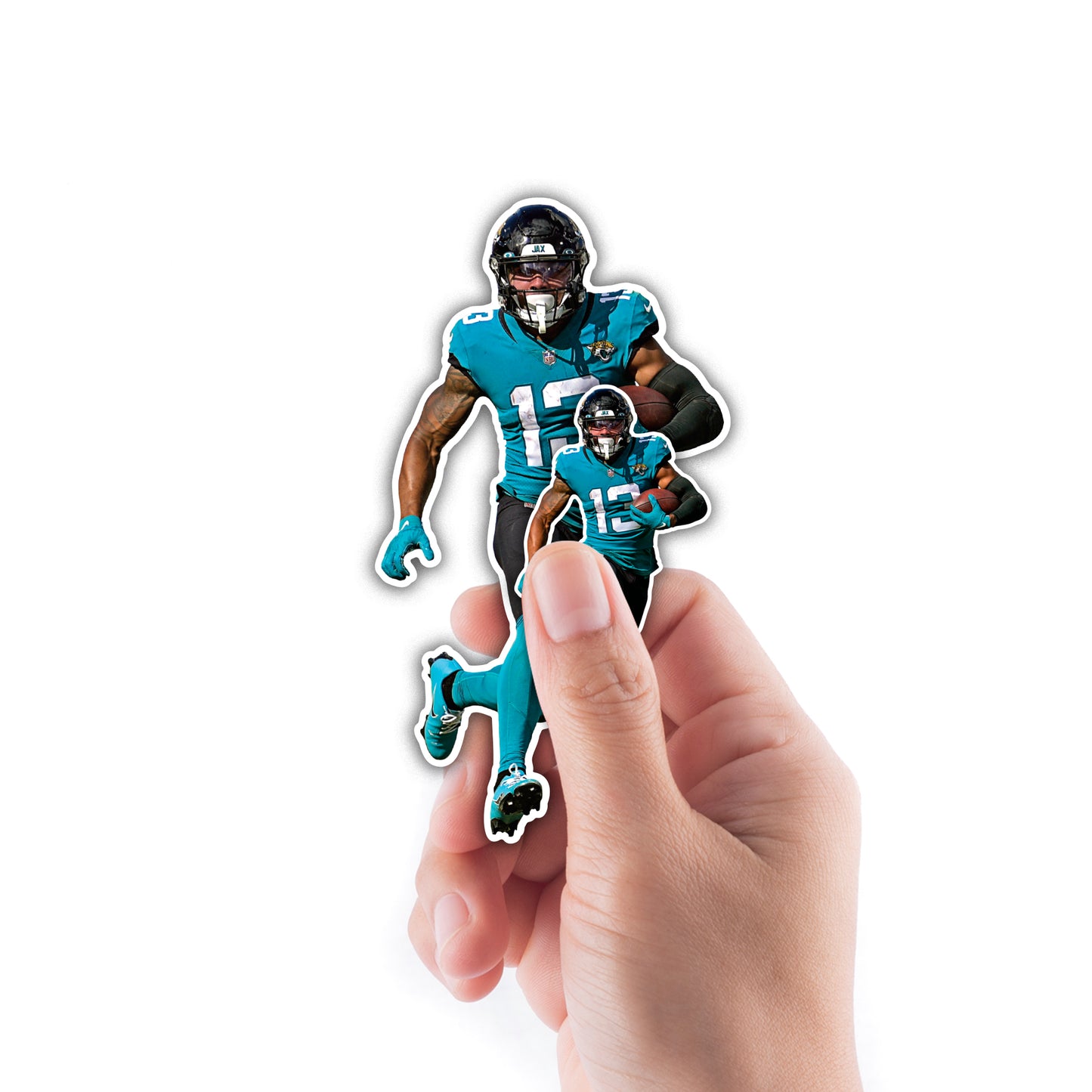 Jacksonville Jaguars: Christian Kirk  Minis        - Officially Licensed NFL Removable     Adhesive Decal