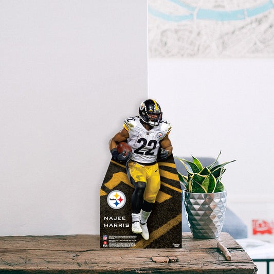 Pittsburgh Steelers: Najee Harris   Mini   Cardstock Cutout  - Officially Licensed NFL    Stand Out