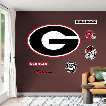 Georgia Bulldogs:  2022 G Logo        - Officially Licensed NCAA Removable     Adhesive Decal