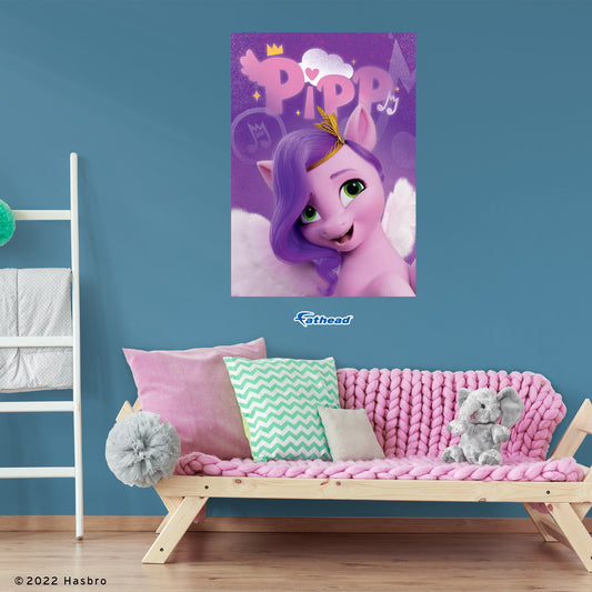 My Little Pony Movie 2: Pip Poster        - Officially Licensed Hasbro Removable     Adhesive Decal