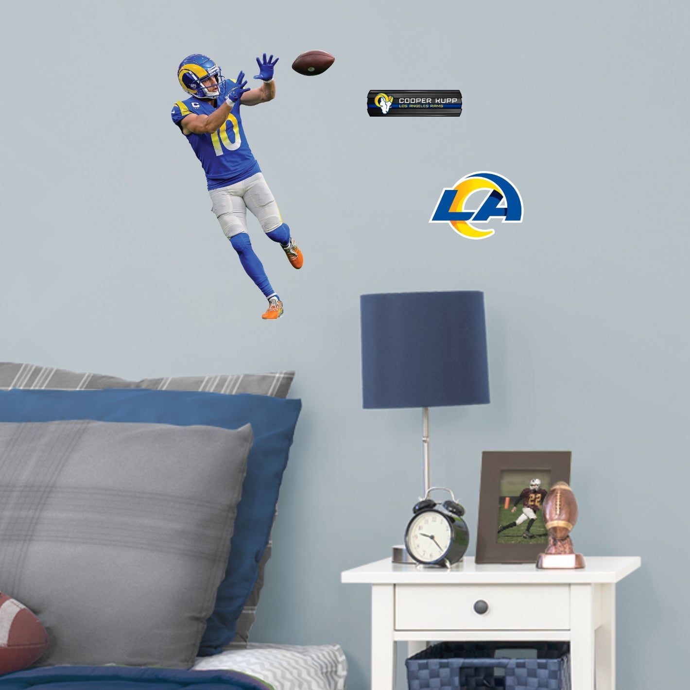 Los Angeles Rams: Cooper Kupp Catch - Officially Licensed NFL Removable Adhesive Decal