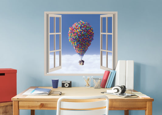 Up:  Balloons Instant Windows        - Officially Licensed Disney Removable     Adhesive Decal