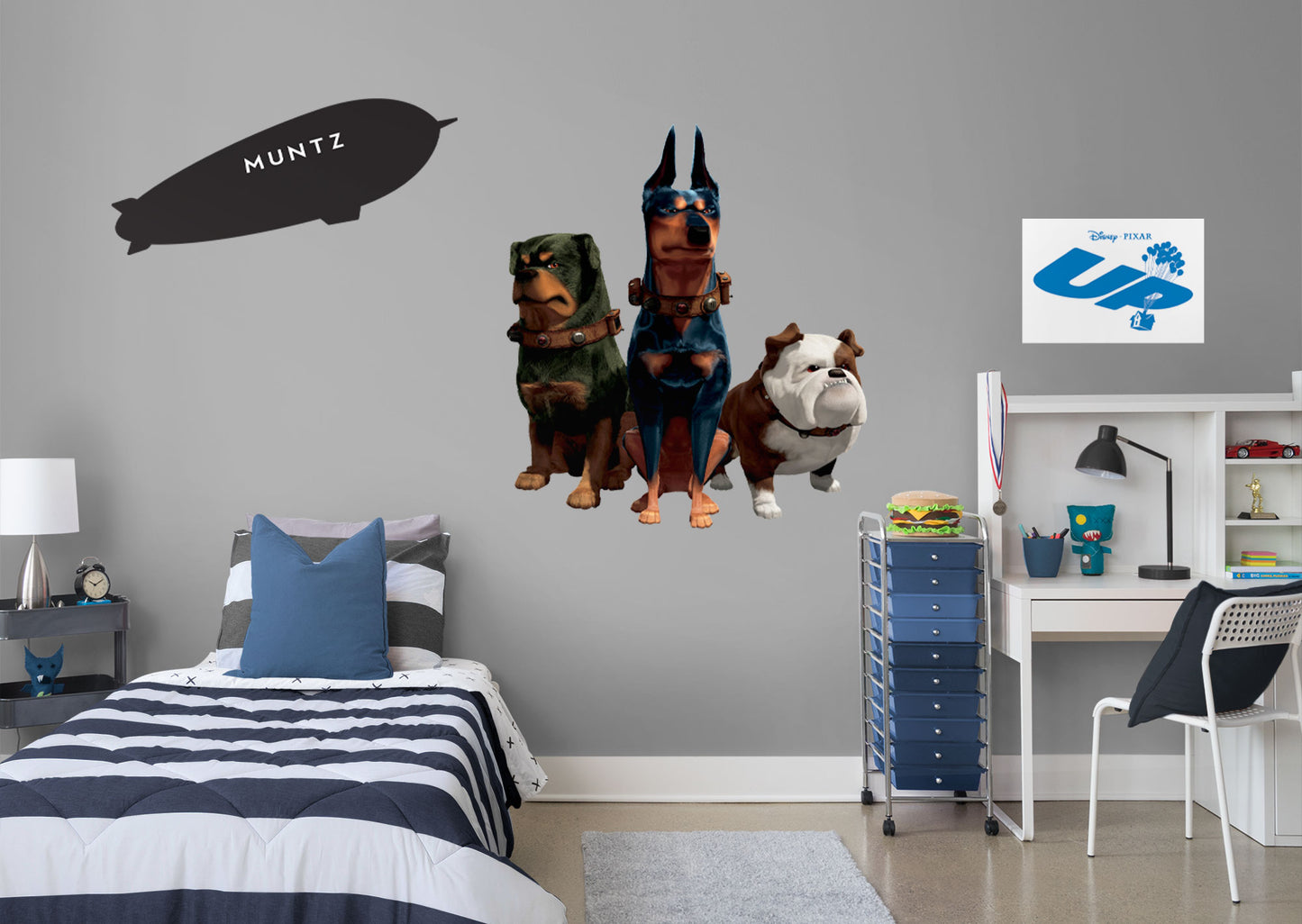 UP: Dog Pack RealBig        - Officially Licensed Disney Removable Wall   Adhesive Decal