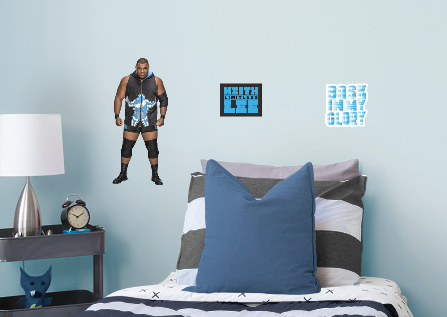 Keith Lee         - Officially Licensed WWE Removable Wall   Adhesive Decal