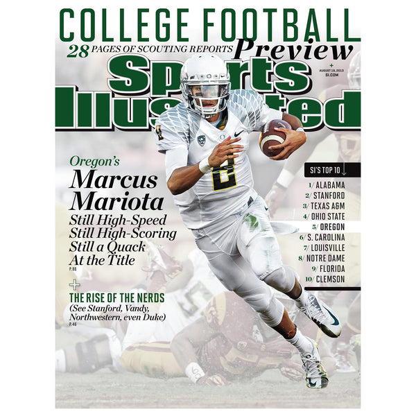 Oregon Ducks: Marcus Mariota November 2013 Sports Illustrated Cover - in  2023