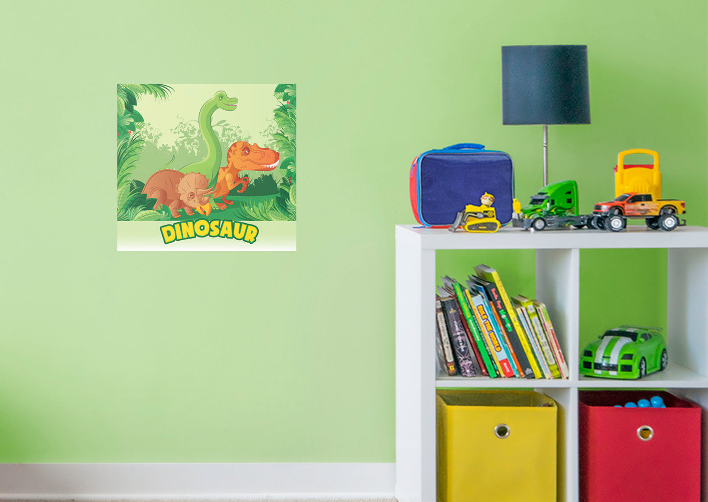 Dinosaurs:  Mural        -   Removable Wall   Adhesive Decal