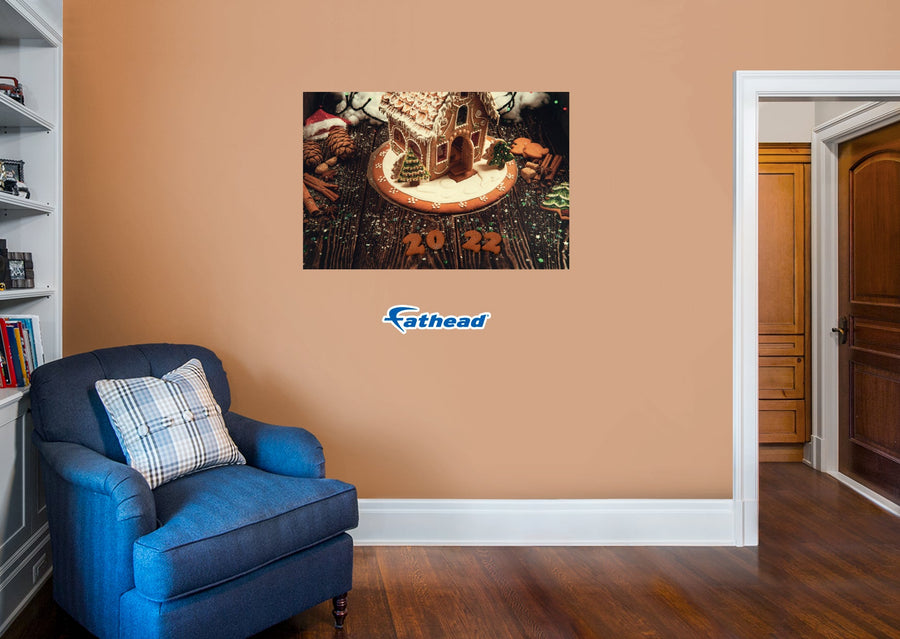 New Year: Gingerbread 2022 Poster - Removable Adhesive Decal