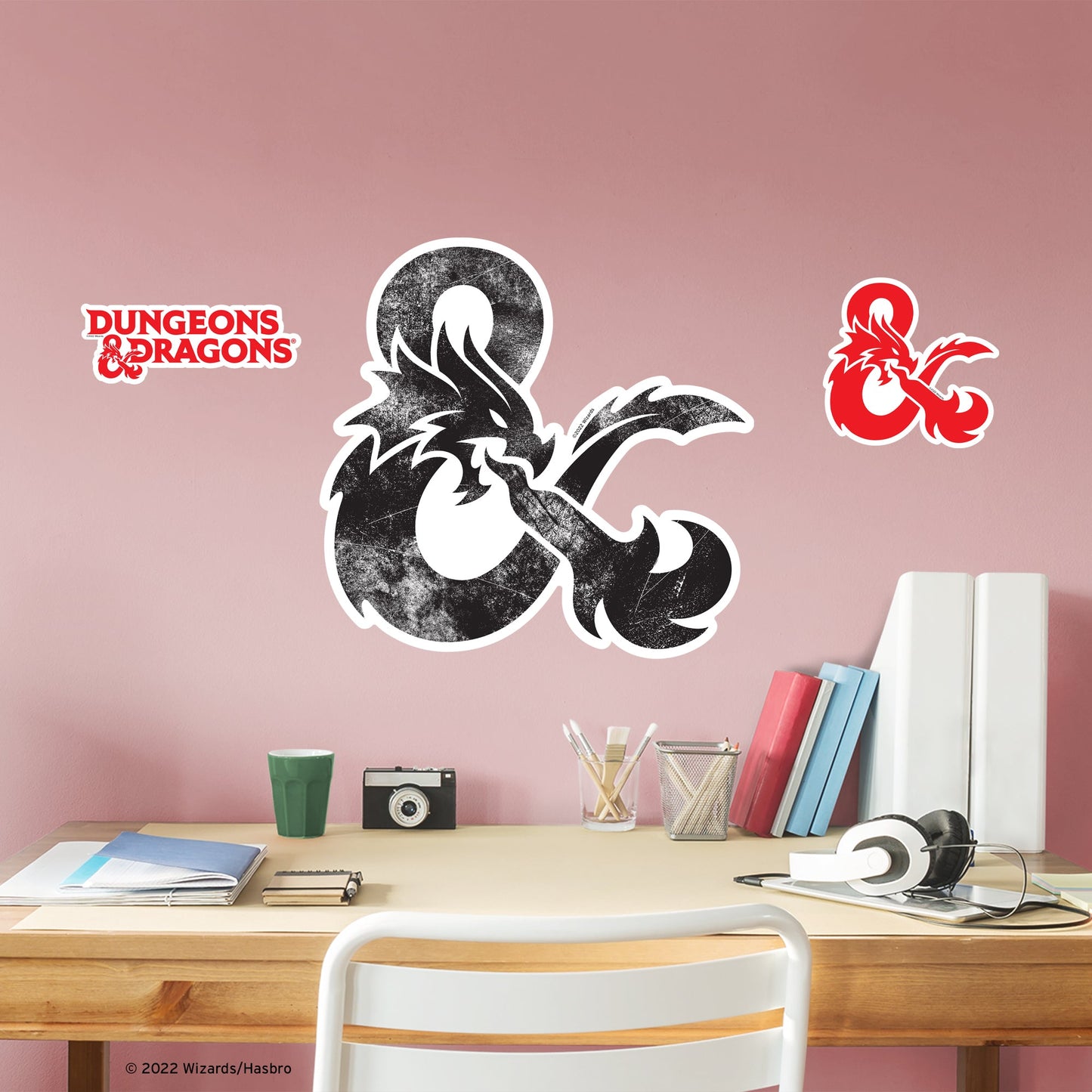 Dungeons & Dragons: Logo Icon - Officially Licensed Hasbro Removable Adhesive Decal