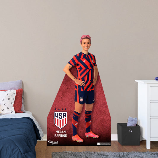 Megan Rapinoe 2022  Life-Size   Foam Core Cutout  - Officially Licensed USWNT    Stand Out