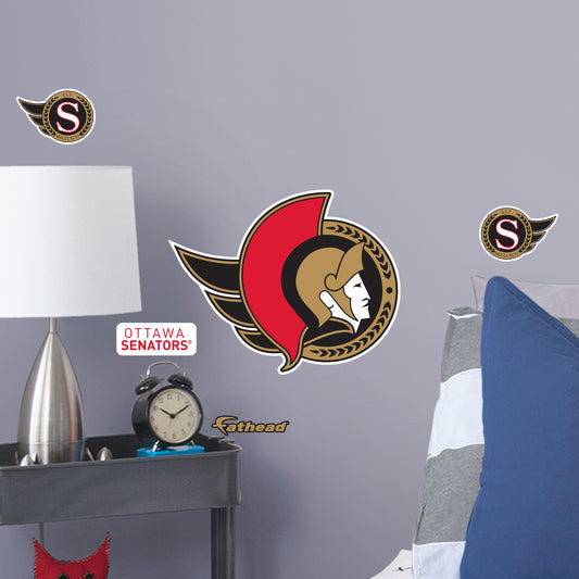 Ottawa Senators  POD Teammate Logo  - Officially Licensed NHL Removable Wall Decal