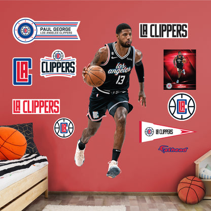 Paul George Clippers Jersey Poster by SAYIDOWjpg