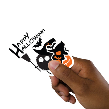 Sheet of 5 -Halloween:  Boo Minis        -   Removable    Adhesive Decal