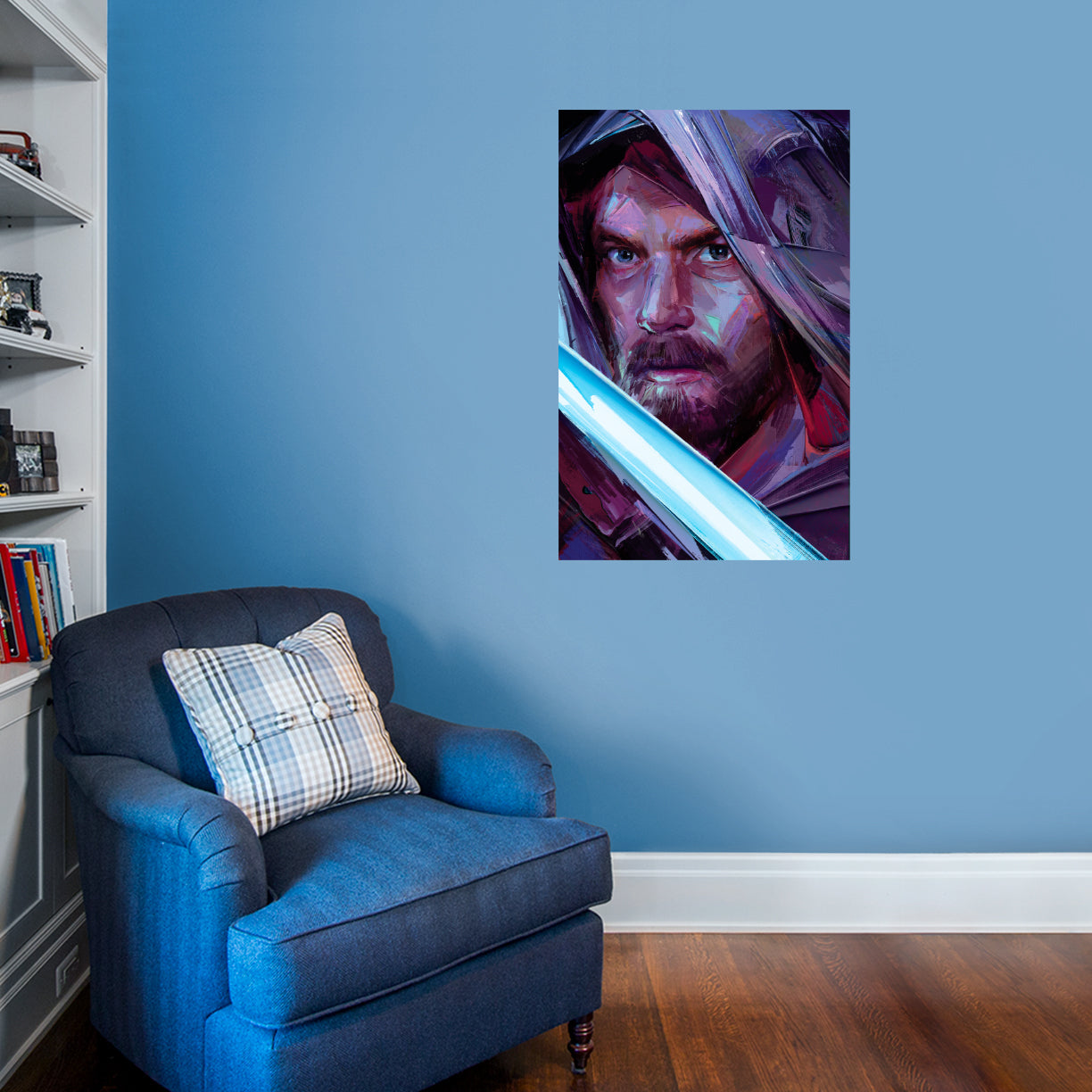 Obi-Wan Kenobi: Obi-Wan Close-up Poster - Officially Licensed Star Wars Removable Adhesive Decal