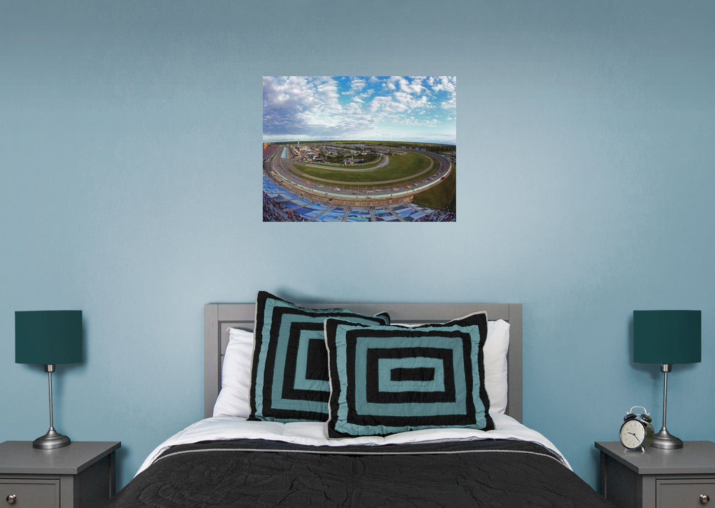 Homestead-Miami Speedway - Peel & Stick Poster - Official NASCAR - Reusable Vinyl Wall Decal