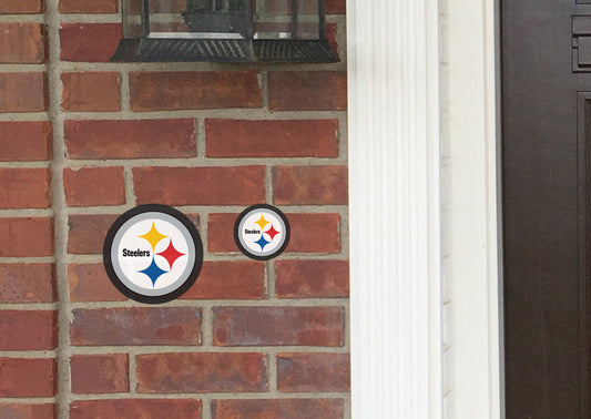 Pittsburgh Steelers:  Alumigraphic Logo Minis        - Officially Licensed NFL    Outdoor Graphic