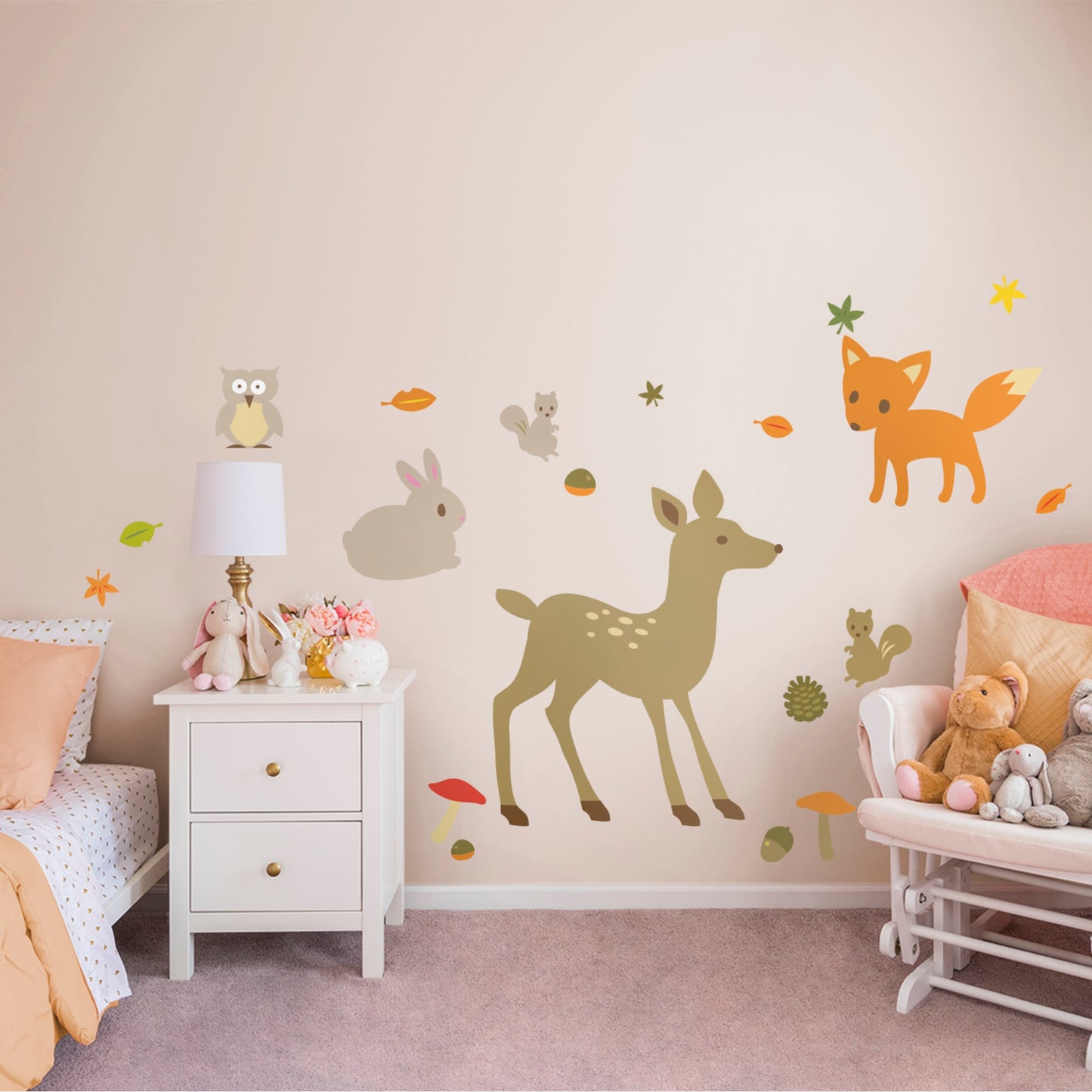 Nursery: Woodland Theme Collection - Removable Wall Decals