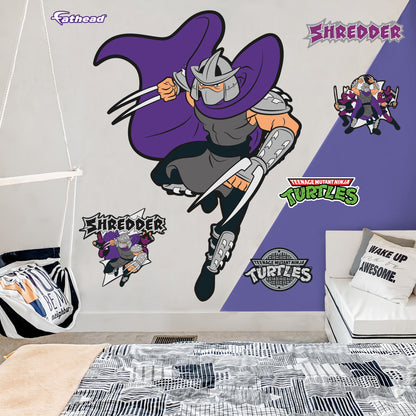 Teenage Mutant Ninja Turtles: Shredder Classic RealBig        - Officially Licensed Nickelodeon Removable     Adhesive Decal
