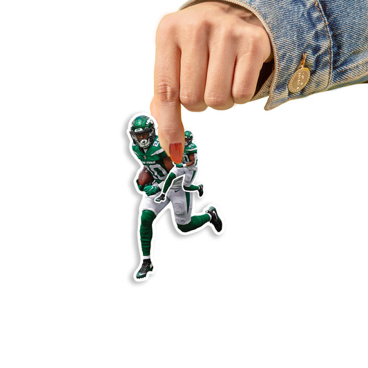 New York Jets: Breece Hall  Minis        - Officially Licensed NFL Removable     Adhesive Decal