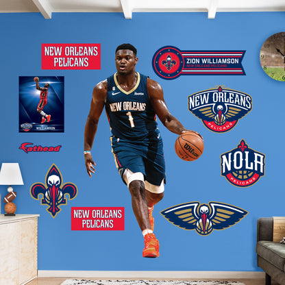 Personalize Your New Orleans Pelicans Jersey NBA Poster with