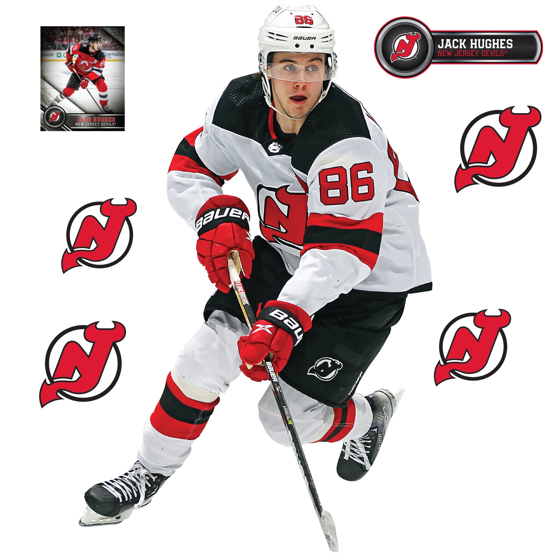  New Jersey Devils Officially Licensed Hockey Puck : Sports &  Outdoors