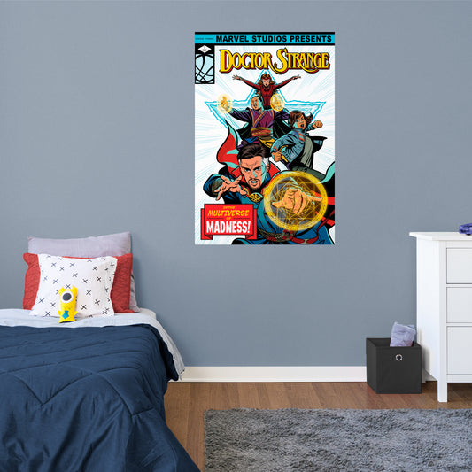 Doctor Strange 2: In the Multiverse of Madness:  Doctor Strange in the Multiverse of Madness- Rune Comic Poster        - Officially Licensed Marvel Removable     Adhesive Decal