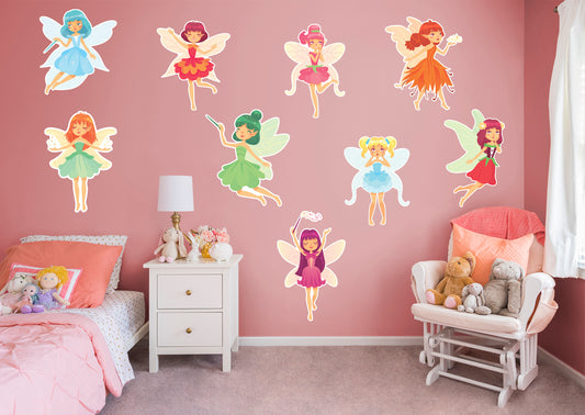 Nursery:  Friends Collection        -   Removable Wall   Adhesive Decal