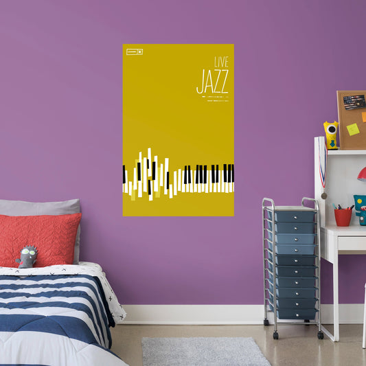 Soul Movie:  Live Jazz Mural        - Officially Licensed Disney Removable Wall   Adhesive Decal