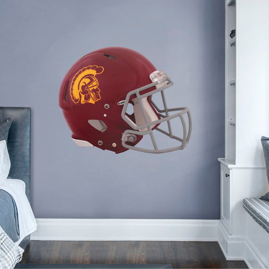 U of South California: USC Trojans Helmet        - Officially Licensed NCAA Removable     Adhesive Decal
